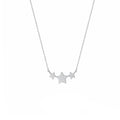 Collana Donna Liu Jo Argento 925 Pendente Stelline Zirconi Bianchi