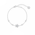 Bracciale Donna Liu Jo Argento 925 Stella Zirconi Bianchi ALJ251