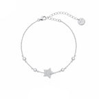 Bracciale Donna Liu Jo Argento 925 Stella Zirconi Bianchi ALJ251