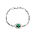 500779B - Bracciale rodiato con cubic zirconia