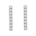 501164O-2 - Rhodium-plated earrings with cubic zirconia