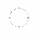 Bracciale Donna Liu Jo Argento 925 Dorato Stelline Zirconi Bianchi
