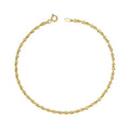 Bracciale Corda in Oro Giallo 375 (9kt)