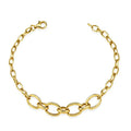 Bracciale Donna a Catena in Oro Giallo 375 (9kt)