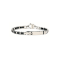Wave Wave Bracciale Argento Nero St