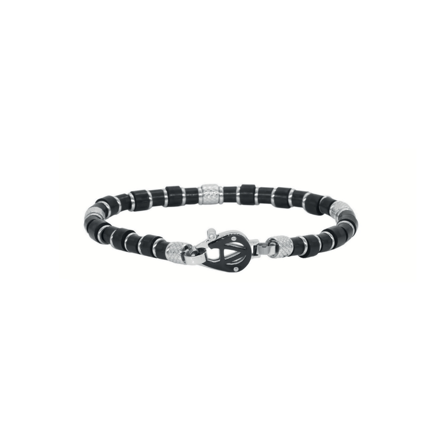 Maiorca Maiorca Bracciale Argento Nero St