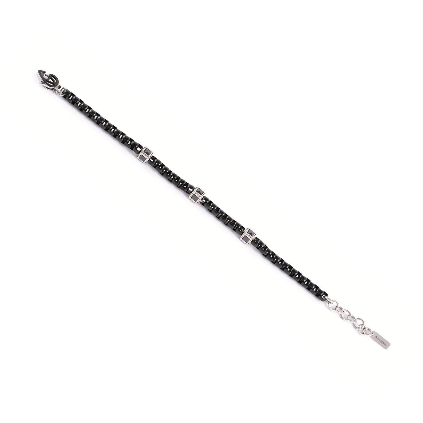 Siviglia Siviglia Bracciale Nero Argento St