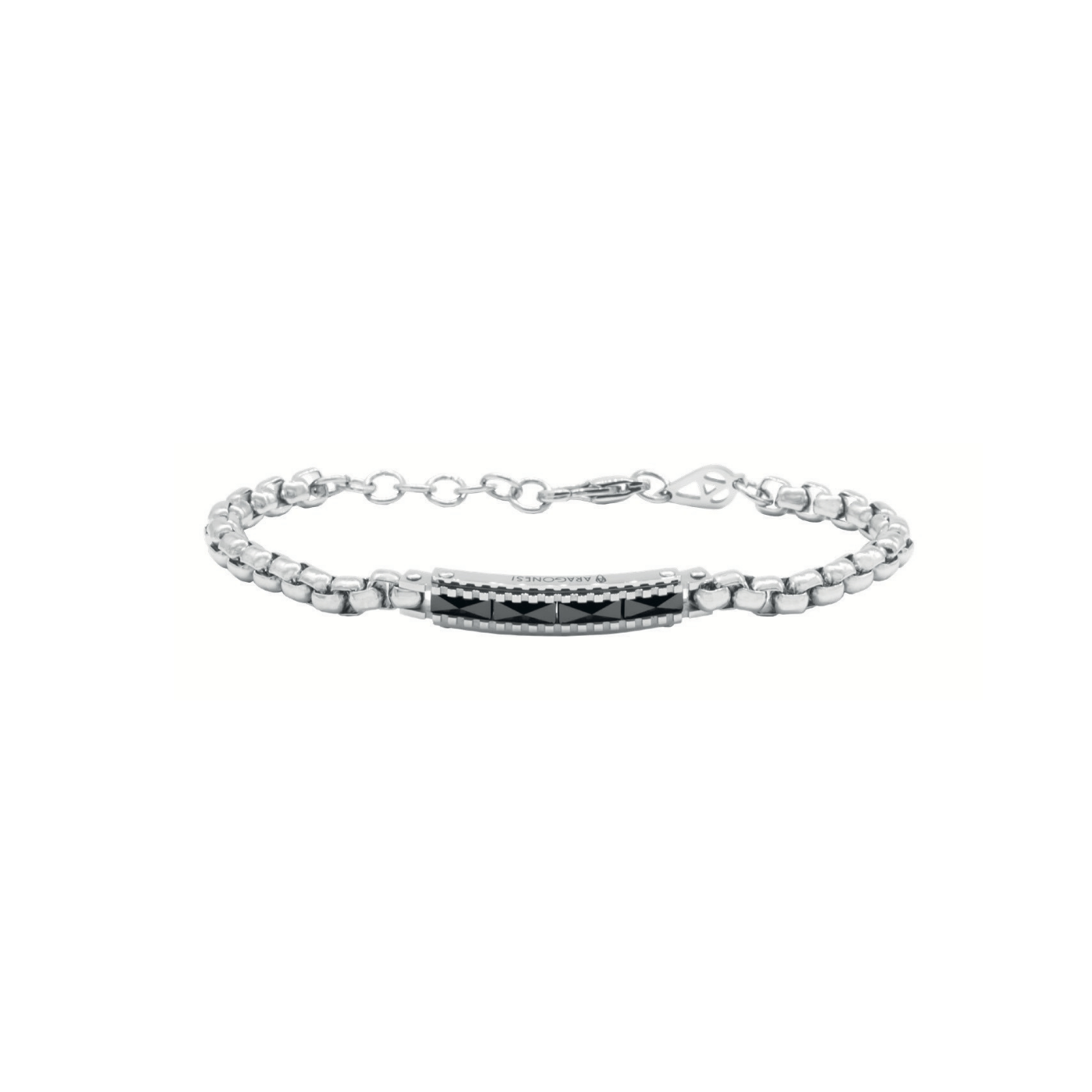 Siviglia Siviglia Bracciale Argento Ceramic-blk St