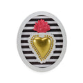 CORNICE OVALE C/CUORE D18503