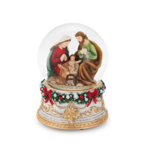 Globo Carillon Natività cm.10,5x14,5H Prestige