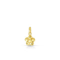 Ciondolo fiore diamantato in oro 9kt