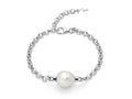 Bracciale con perla Oriente barocca in argento