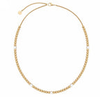 Collana Donna Liu Jo Acciaio Gold Perle Strass LJ2982