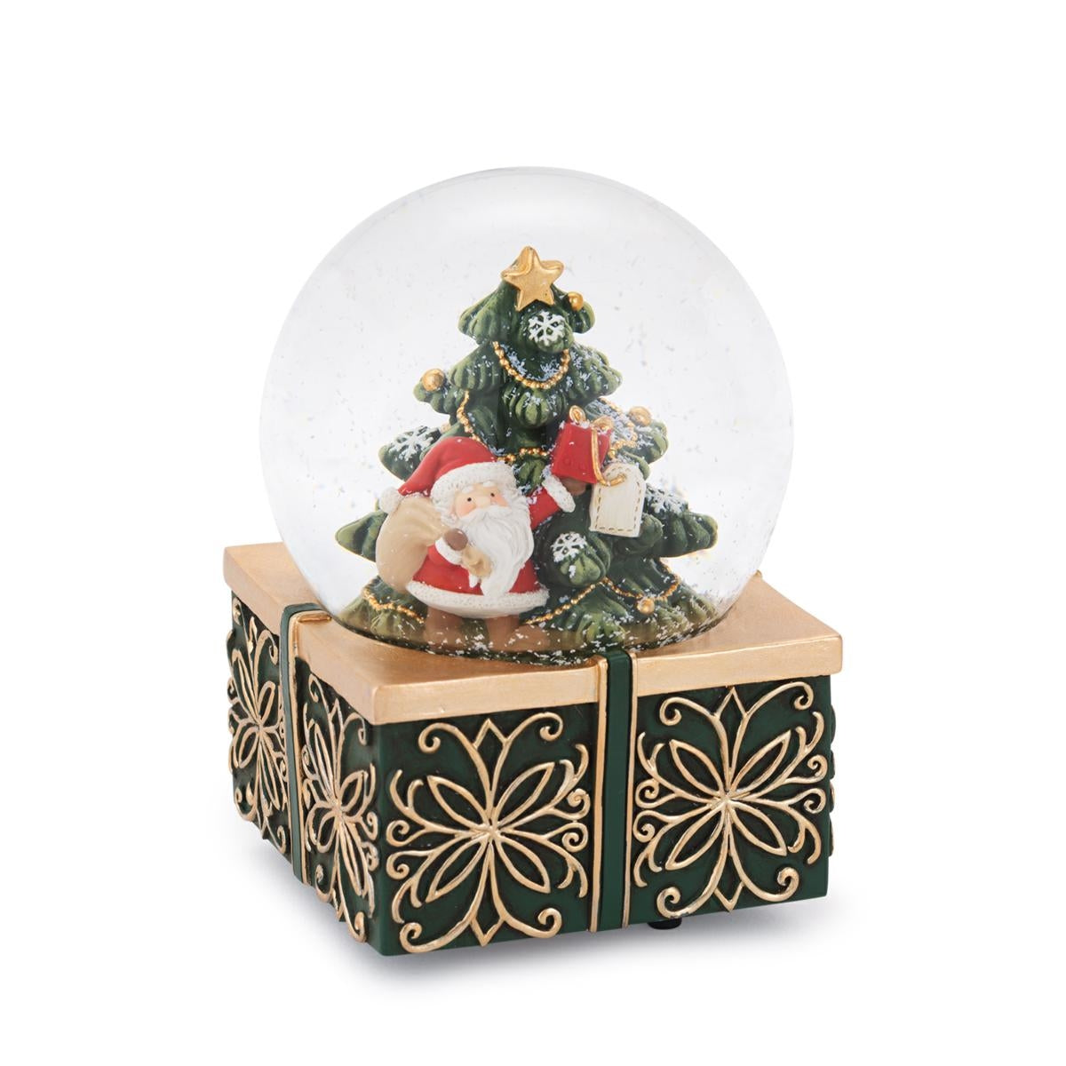 Globo Carillon Babbo Natale cm.10x14H