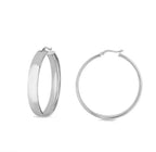 Orecchini Donna Liu Jo Cerchi Acciaio Bianco LJ2382