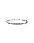 Bracciale ematite e cilindro centrale