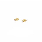 Orecchini Donna Liu Jo Argento 925 Dorato Cuore Zirconi Bianchi ALJ312
