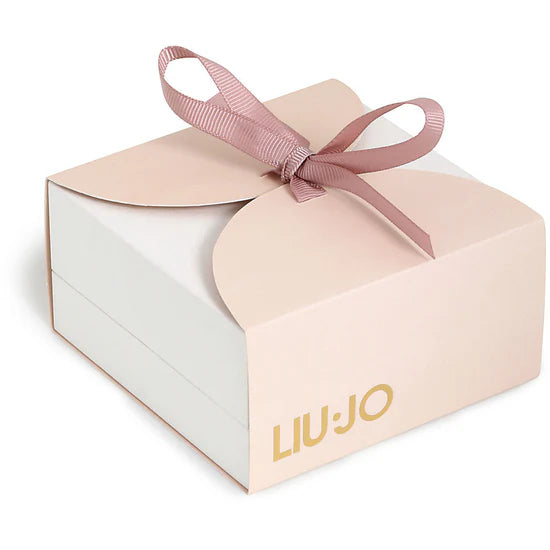 Bracciale Donna Liu Jo Argento 925 Dorato Cuori Zirconi Bianchi