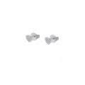 Orecchini Donna Liu Jo Argento 925 Cuore Zirconi Bianchi