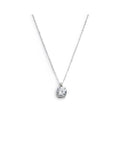 Collana catena cutting cross zircone centrale 7mm
