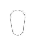 Collana ematite sfaccettata e liscia