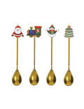 gold-sog-christmas-teaspoon-ass-set-4-pcs-stainless-steel-8029722814469 (Pre-Order Product)
