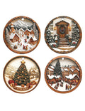 Christmas-decoration-white-set-4-pcs-ceramic-cork-8029722811451 (Pre-order Product)