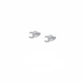 Orecchini Donna Liu Jo Argento 925 Luna Zirconi Bianchi