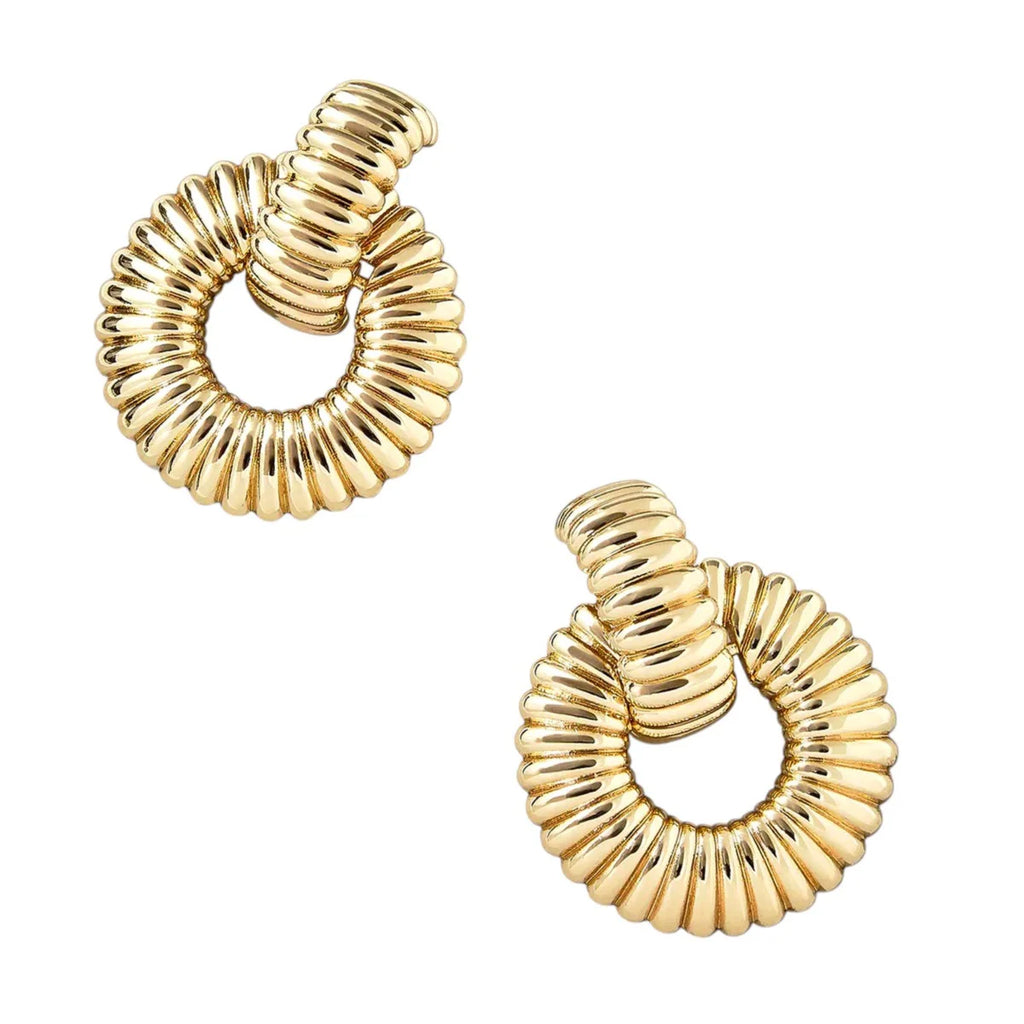 Liu jo gioielli Orecchini donna acciaio e pvd oro Essential LJ2680
