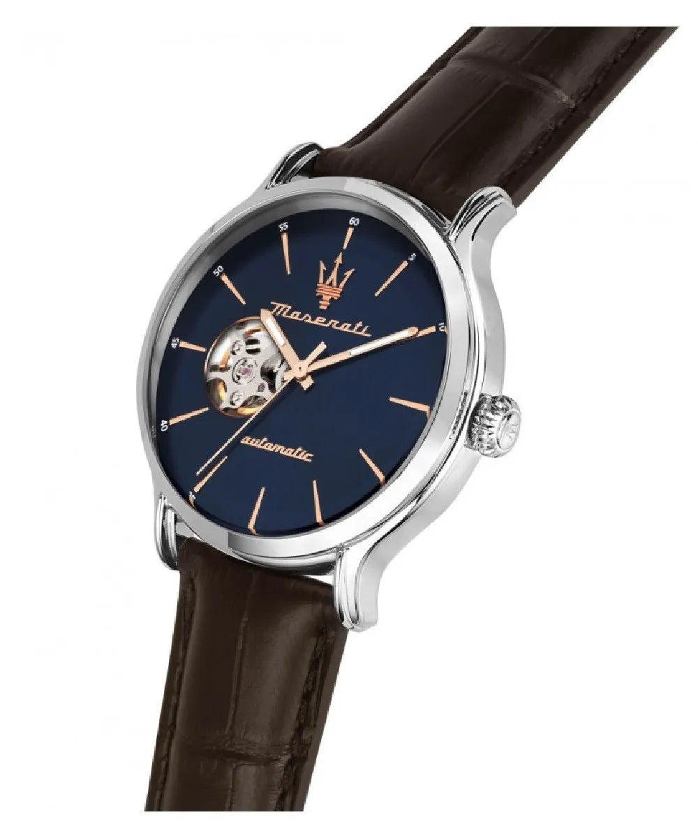 Orologio EPOCA BROWN SILVER BLUE R8821118010 Maserati Uomo