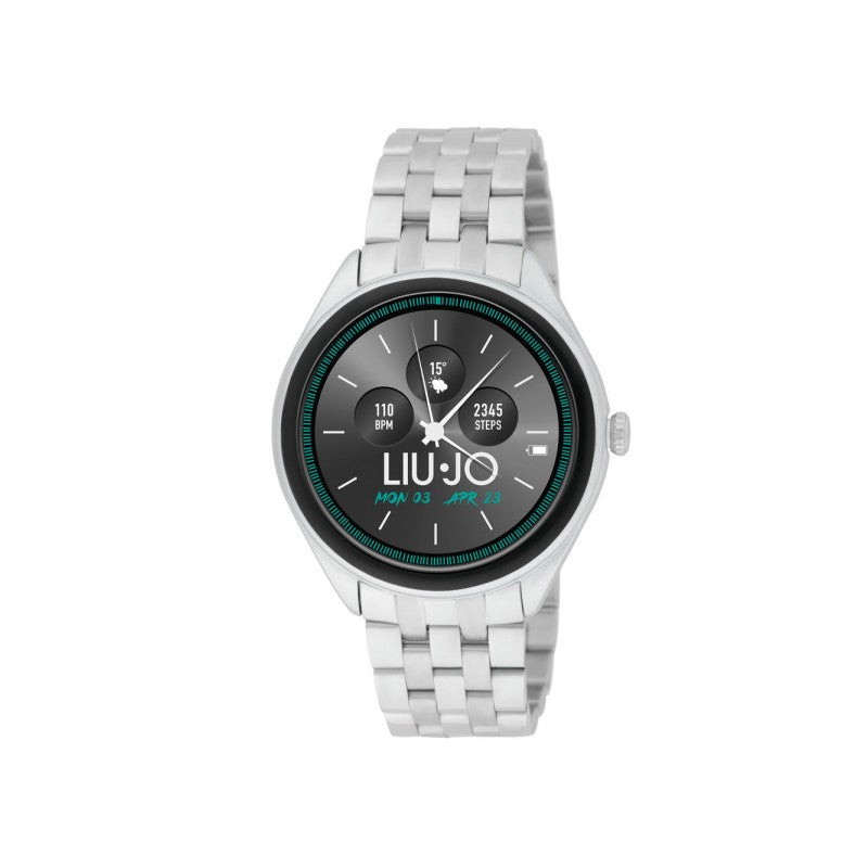 orologio smartwatch uomo Liu Jo swlj159 Slim Man Silver multifunzione