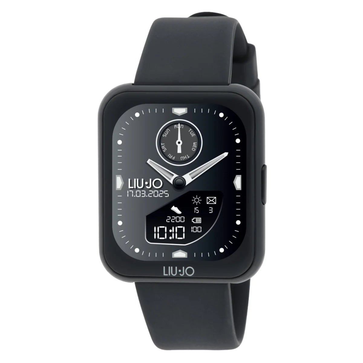 Smartwatch Voice Slim 2.0 Black Cint Black SWLJ197