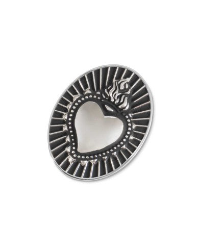 Piastrina ovale sacro cuore changy