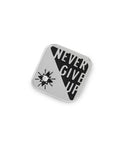 Piastrina quadrata never give up changy