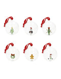 Christmas sphere with assorted interior decorations, borosilicate glass, 8029722899930 (Pre-order product)