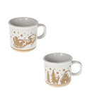Gingerbread Coffee Mug, Set of 2, Stoneware, 8029722800462 (Pre-Order Product)