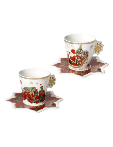 Christmas mug set of 2, new bone china, 8029722899152 (Pre-order product)