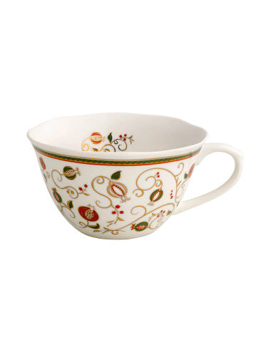 Breakfast mug, party time, white porcelain, 8029722532745 (Pre-order product)