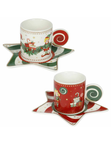 elf-magic-cup-white-red-set-2-pcs-new-bone-china-8029722845616 (Pre-Order Product)