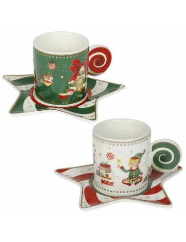 elf-magic-cup-white-green-set-2-pcs-new-bone-china-8029722845623 (Pre-Order Product)