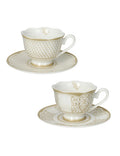 Golden Eye Coffee Cup Set of 2, New Bone China, 8029722512013 (Pre-Order Product)