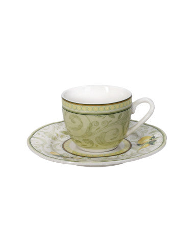 Lemon Coffee Cup Set of 2, New Bone China, 8029722527543 (Pre-Order)